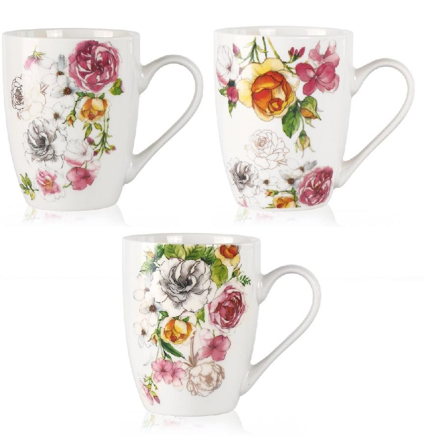 MAKRO - Hrnček 330ml Rosen rôzne motívy
