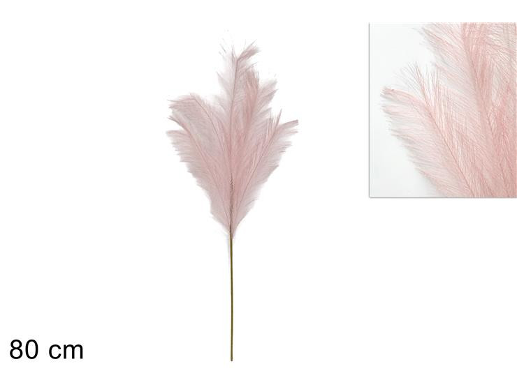 MAKRO - Pierko zápich 80cm ružové