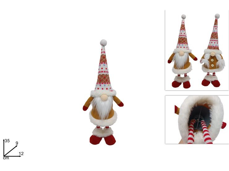 MAKRO - Škriatok vianočný 35cm různé druhy