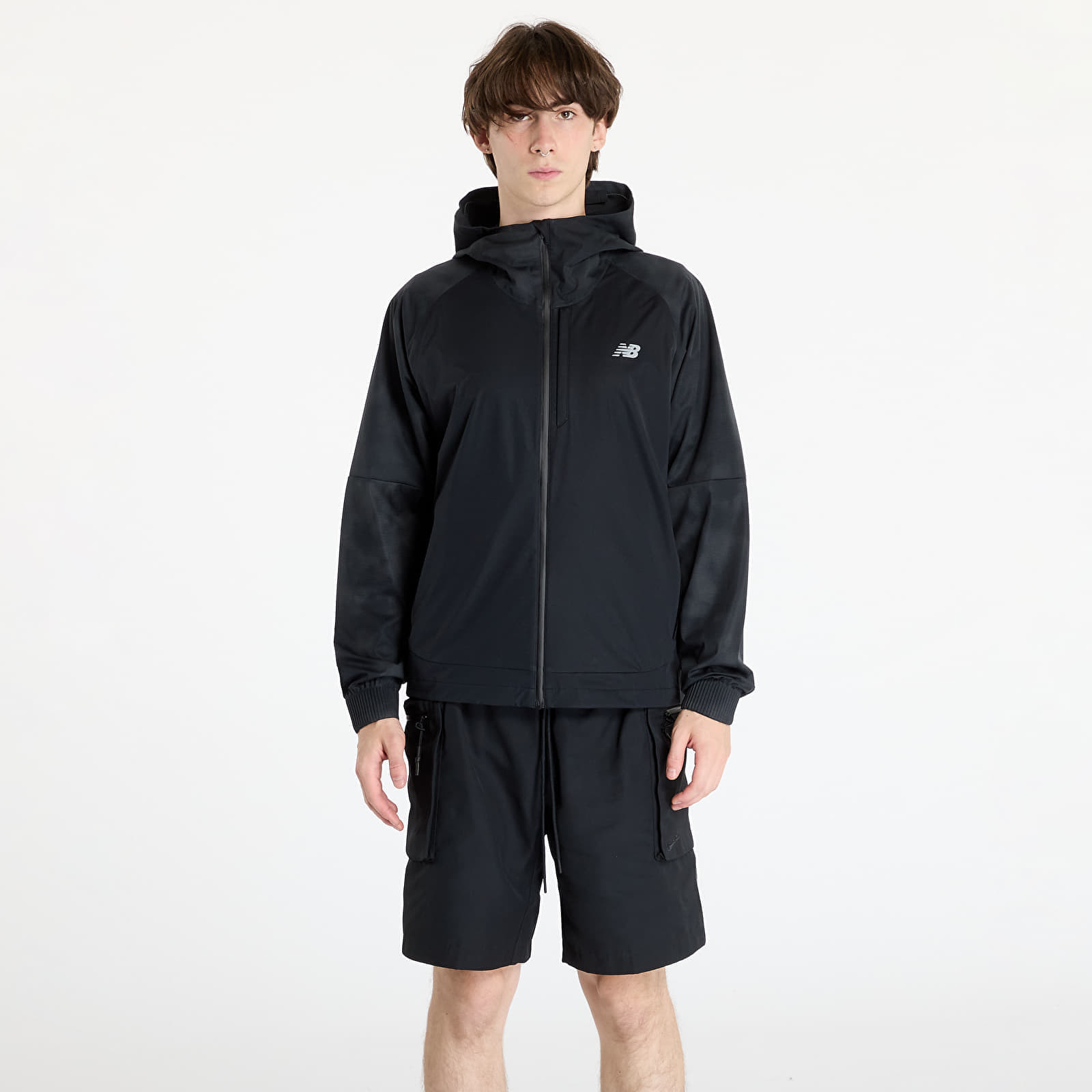 Bunda New Balance Seasonal Premium Jacket Print Black M