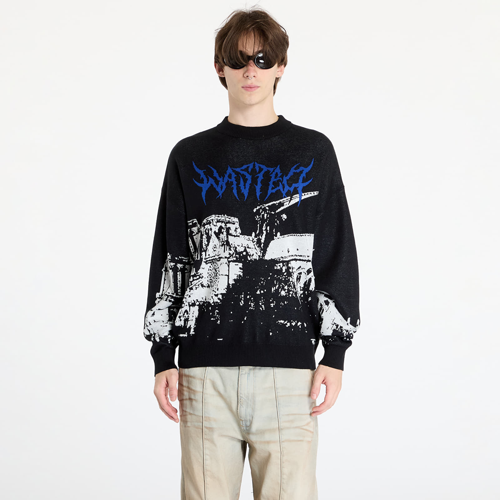 Sveter Wasted Paris Vault Sweater Black M