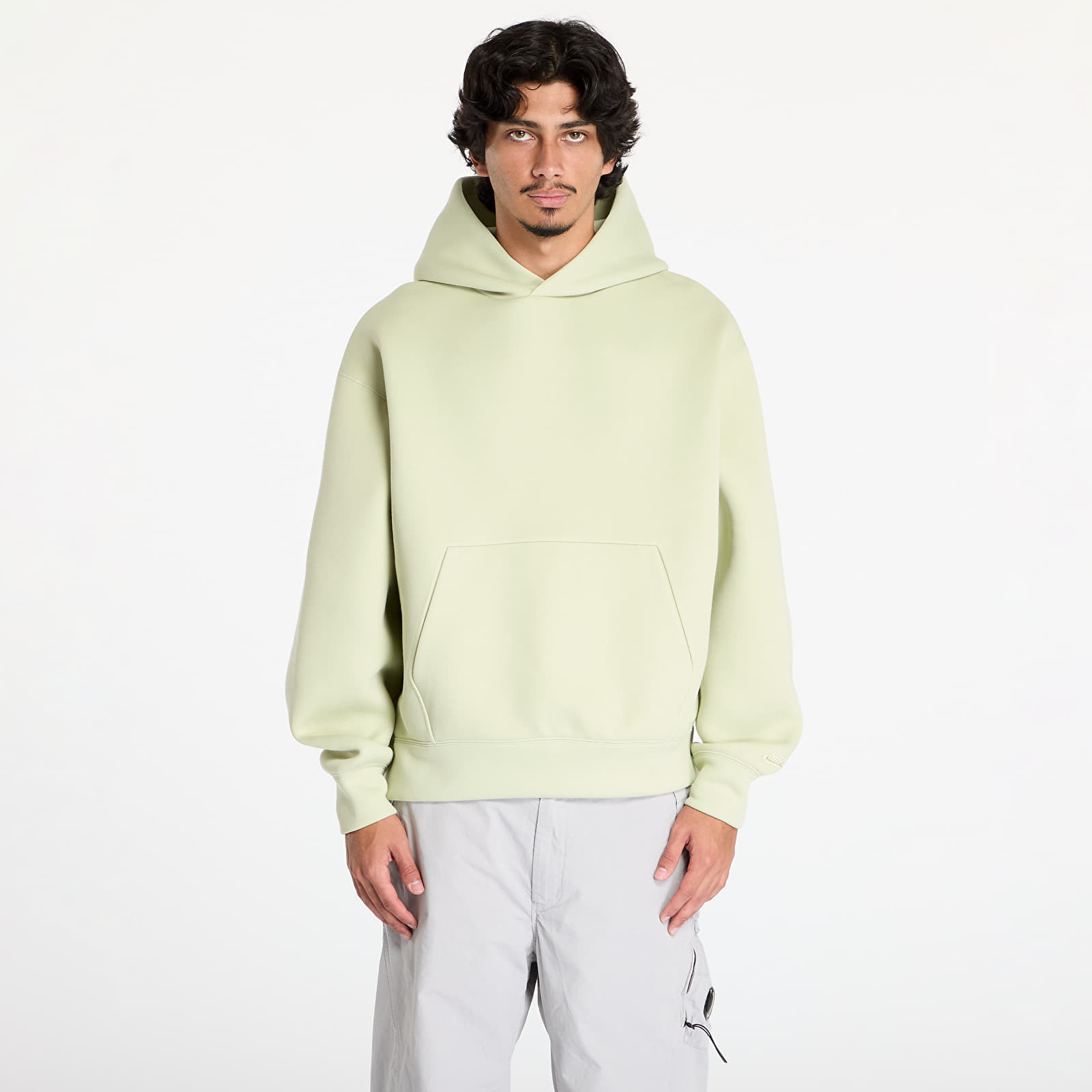 Mikina Nike Tech Reimagined Men's Fleece Hoodie Olive Aura/ Olive Aura M