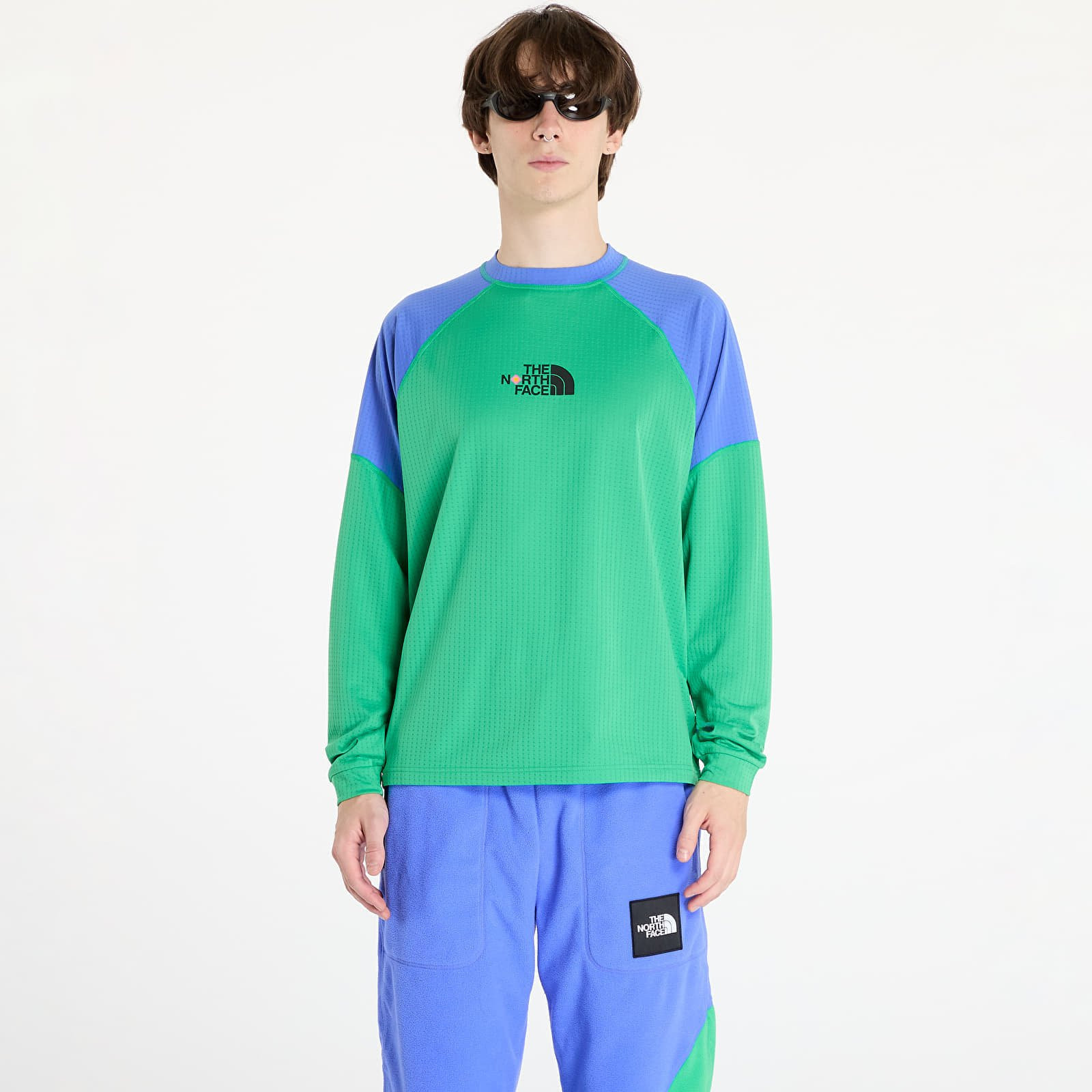 Tričko The North Face x Yinka Ilori Long Sleeve Tech Tee Optic Emerald S