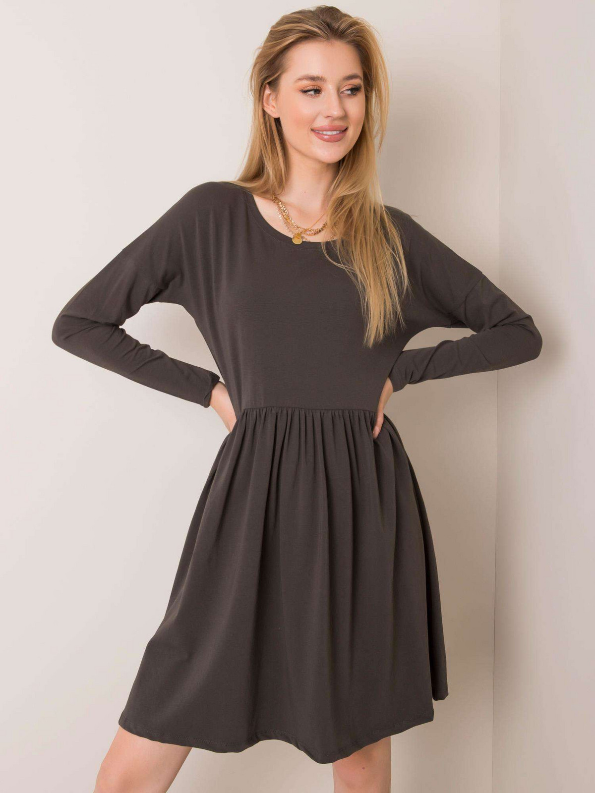 Khaki dress RUE PARIS