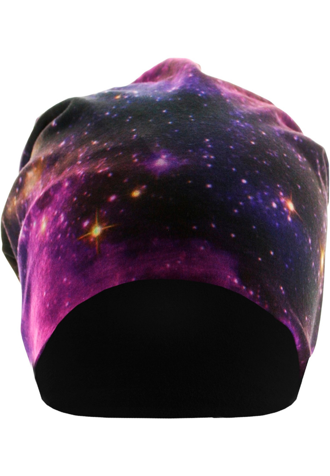 Printed Jersey galaxy cap/black