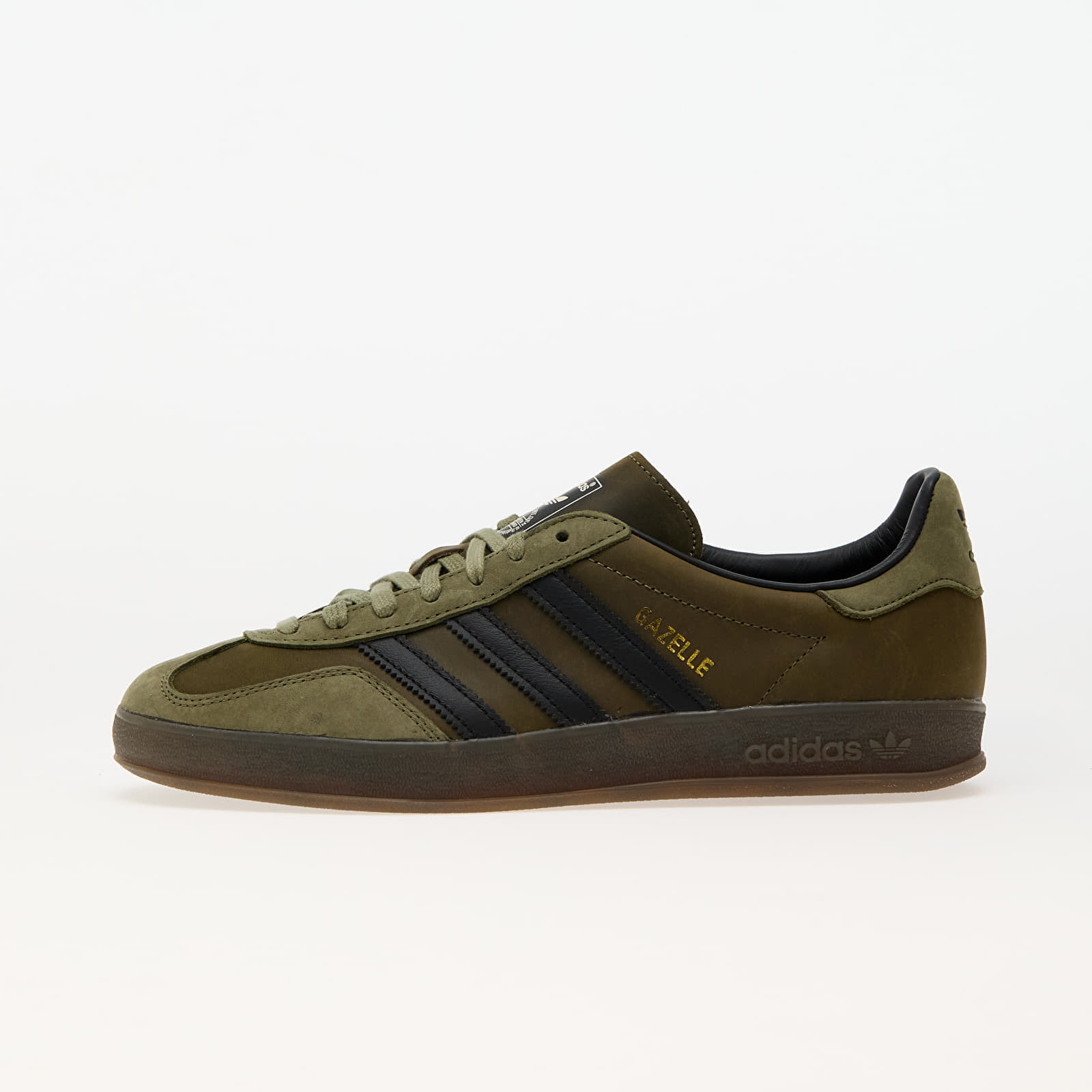 Tenisky adidas Gazelle Indoor Focus Olive/ Core Black/ Gum5 EUR 36