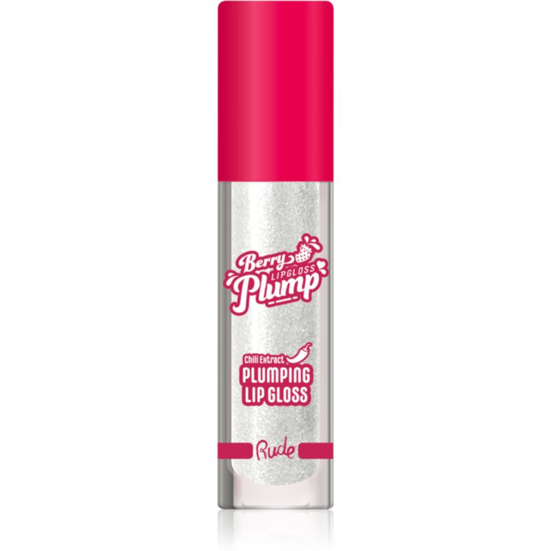 Rude Cosmetics Berry Plump hydratačný lesk na pery pre objem odtieň Pearl 4 g