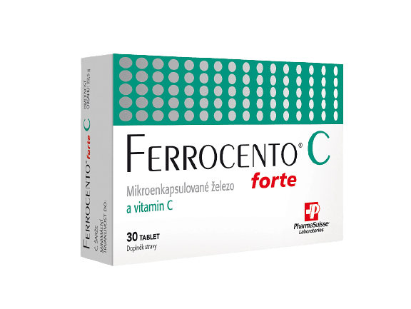 PHARMASUISSE FERROCENTO forte C 30 tabliet