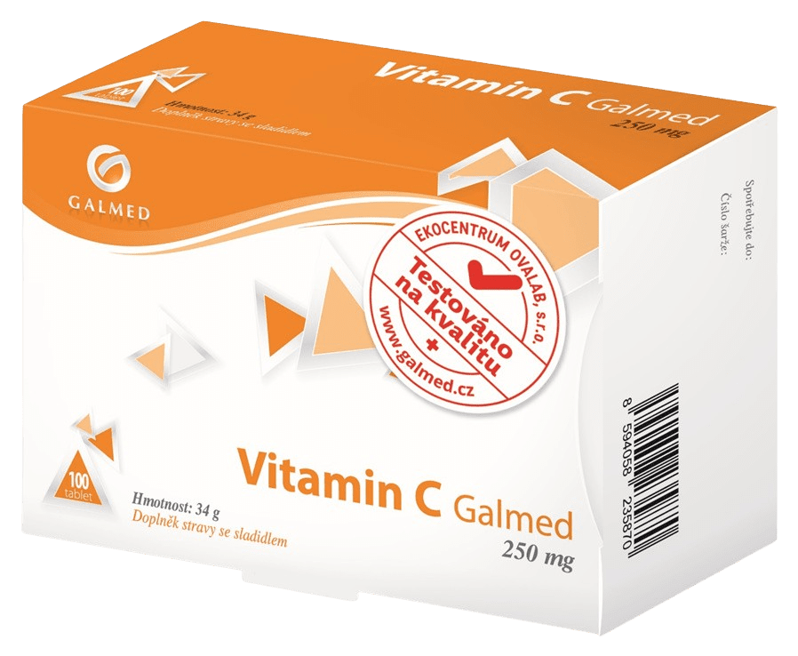 GALMED Vitamin C 250 mg 100 tabliet