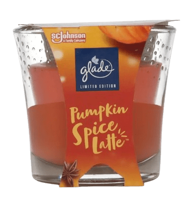 GLADE Pumpkin Spice Latte, Vonná sviečka 112 g