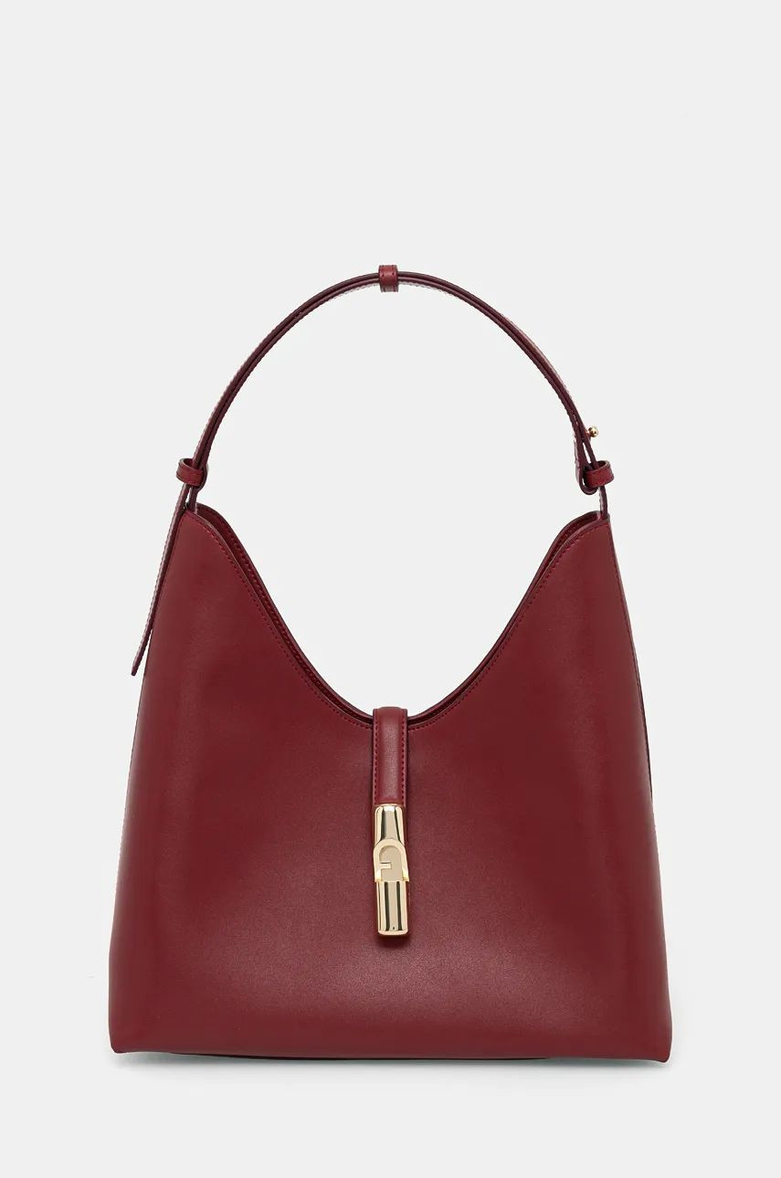 Kožená kabelka Furla červená farba, WB01499.BX3104.CGQ00