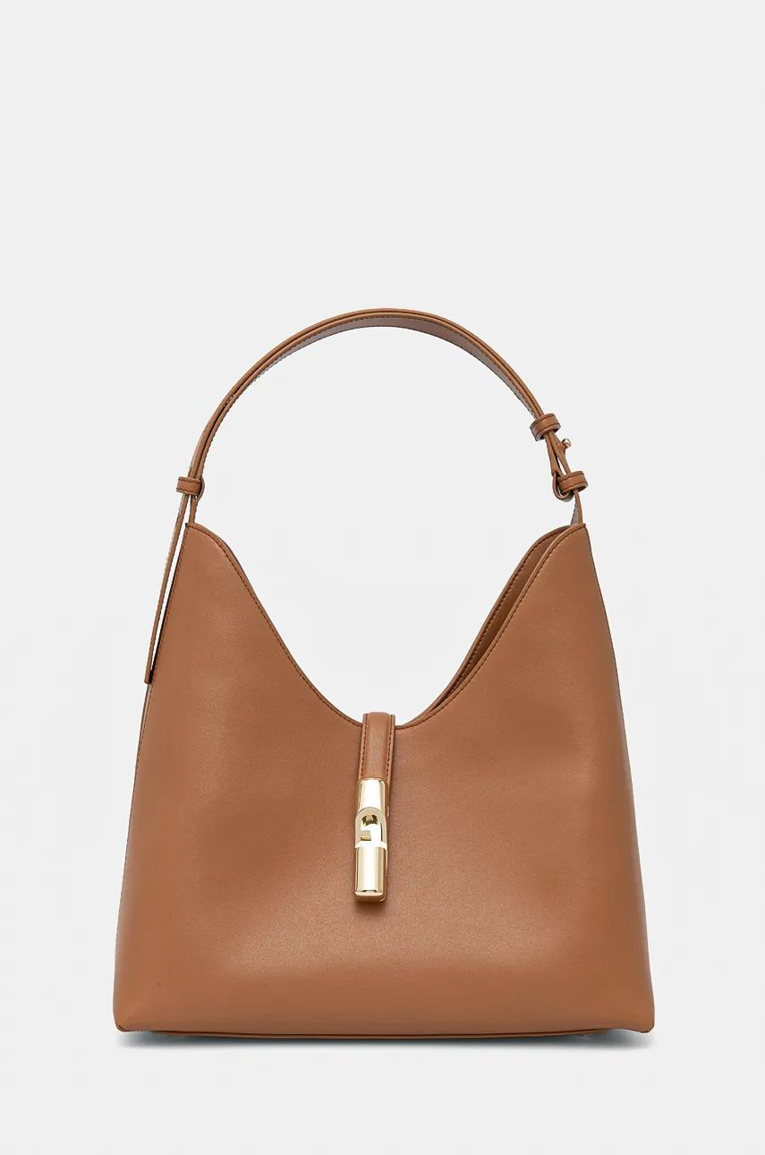 Kožená kabelka Furla béžová farba, WB01499.BX3104.RY000