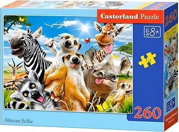 CASTORLAND Puzzle Bláznivé zvieratká 260 dielikov