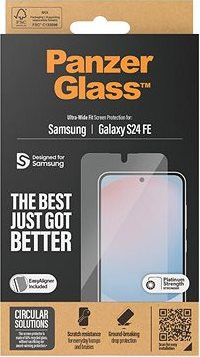 PanzerGlass Samsung Galaxy S24 FE s inštalačným rámikom