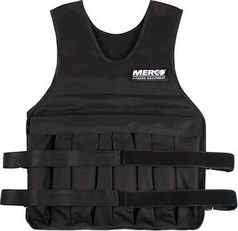 Merco + Hercules 5 Záťažová vesta Čierna