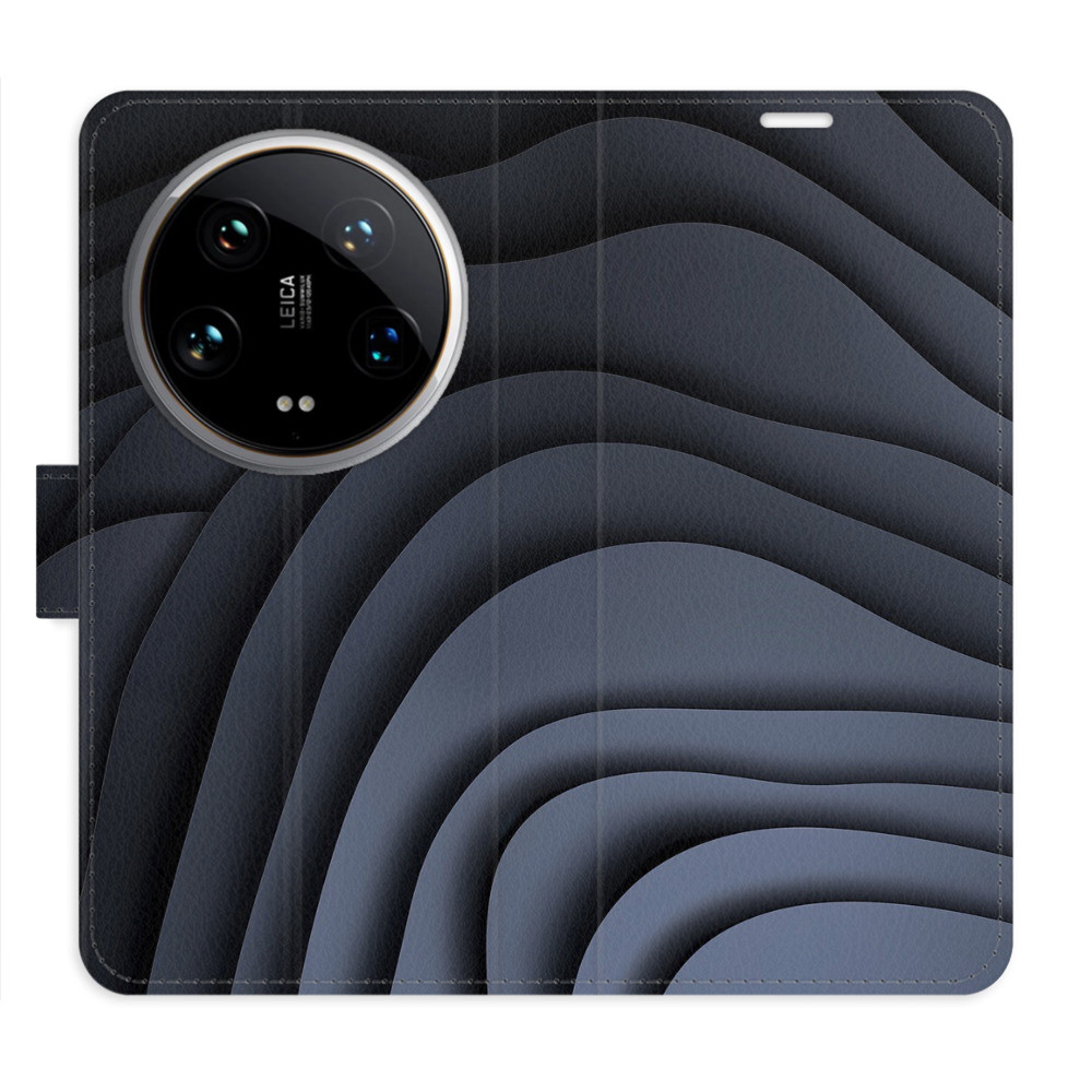 Flipové puzdro iSaprio - Dark Waves - Xiaomi 14 Ultra