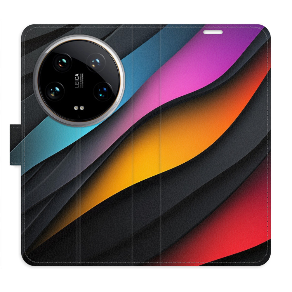 Flipové puzdro iSaprio - Color Waves - Xiaomi 14 Ultra