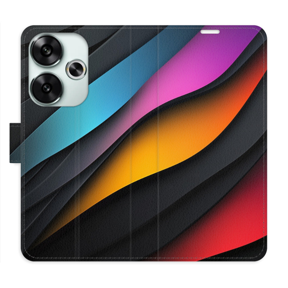Flipové puzdro iSaprio - Color Waves - Poco F6