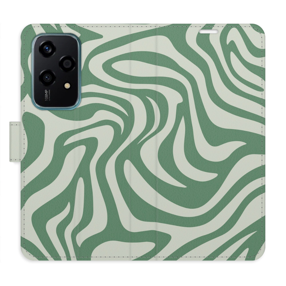 Flipové puzdro iSaprio - Zebra Green 02 - Honor 200 Lite