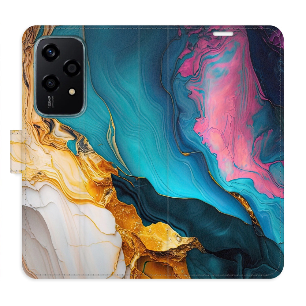 Flipové puzdro iSaprio - Colourful Marble - Honor 200 Lite