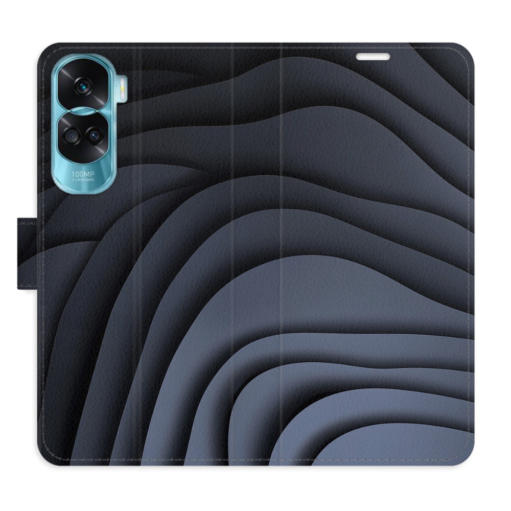 Flipové puzdro iSaprio - Dark Waves - Honor 90 Lite 5G
