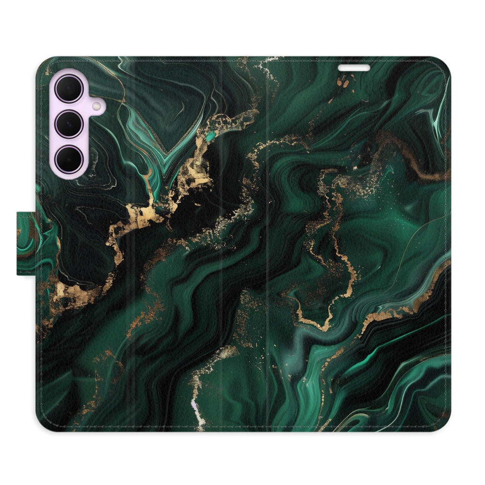 Flipové puzdro iSaprio - Emerald 02 - Samsung Galaxy A35 5G