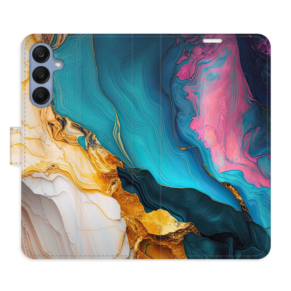 Flipové puzdro iSaprio - Colourful Marble - Samsung Galaxy A25 5G