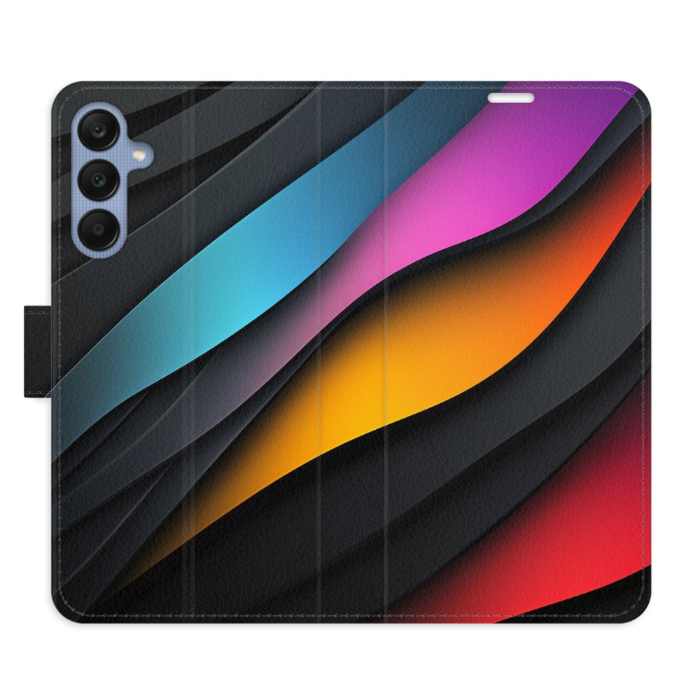 Flipové puzdro iSaprio - Color Waves - Samsung Galaxy A25 5G