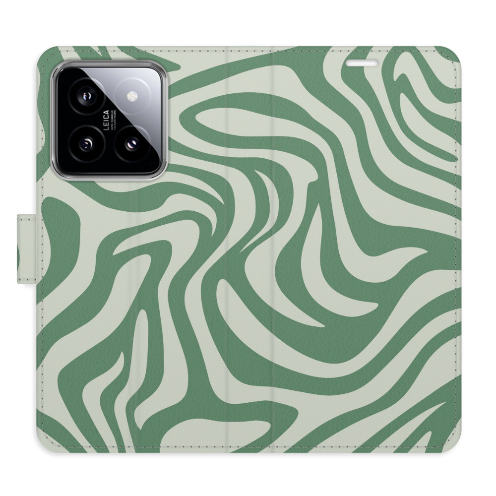 Flipové puzdro iSaprio - Zebra Green 02 - Xiaomi 14