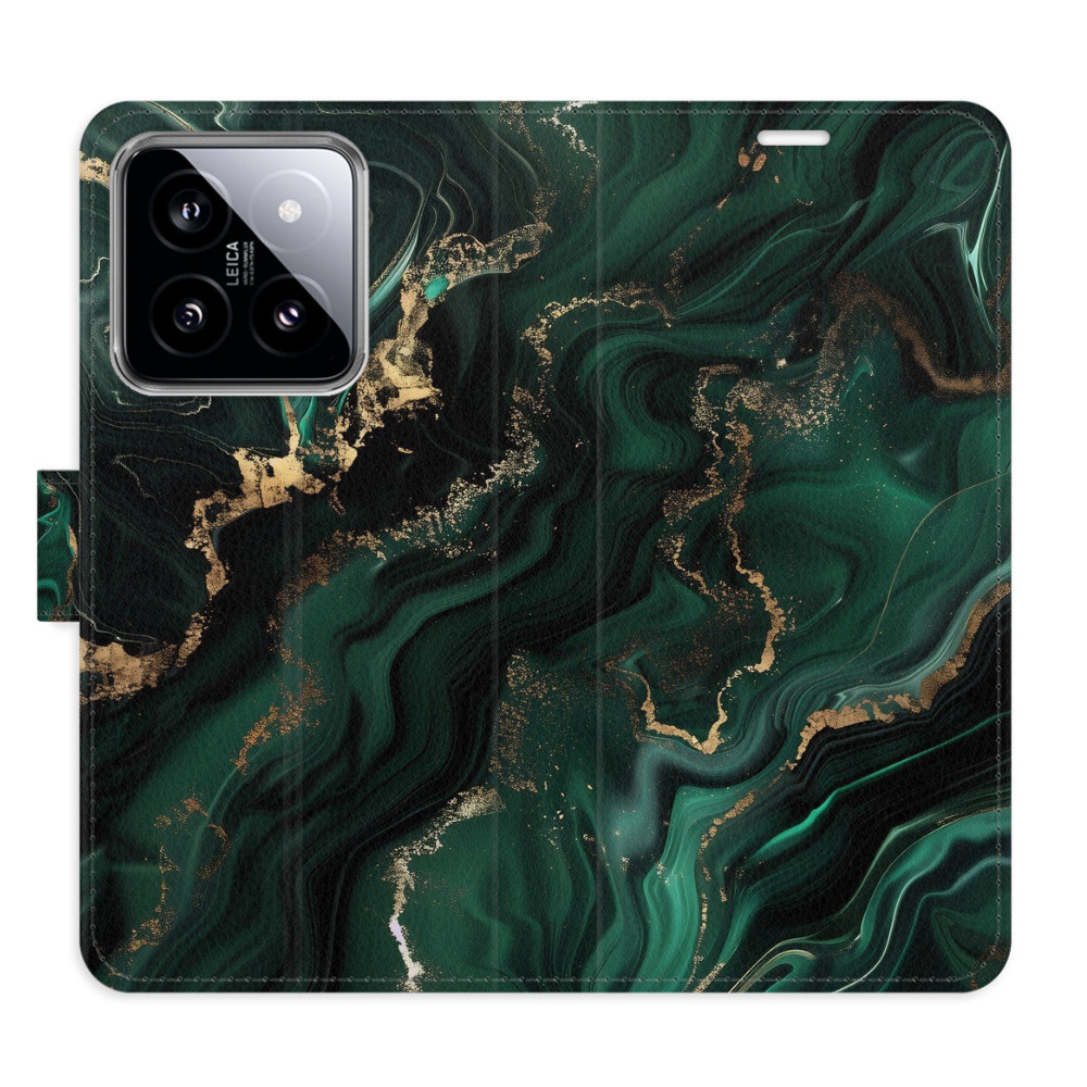 Flipové puzdro iSaprio - Emerald 02 - Xiaomi 14