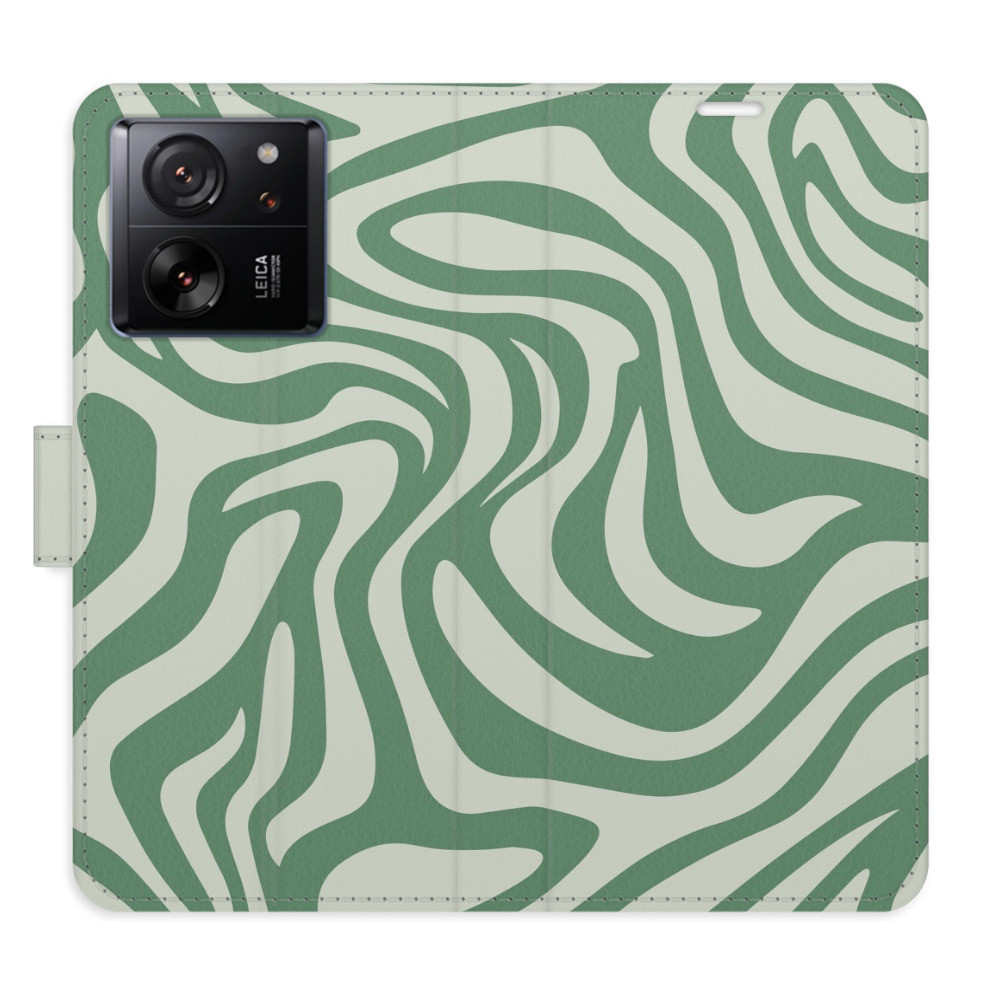 Flipové puzdro iSaprio - Zebra Green 02 - Xiaomi 13T / 13T Pro