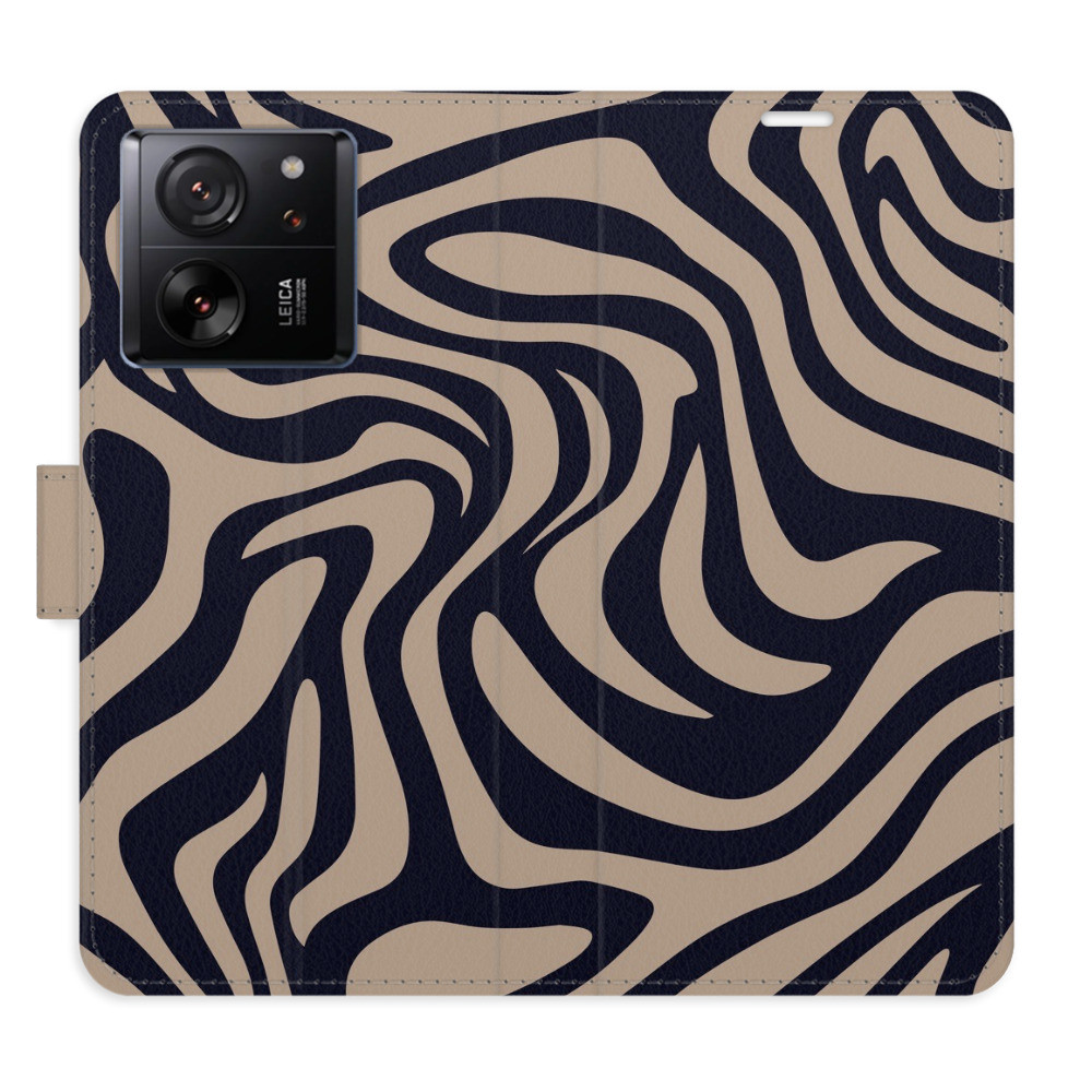 Flipové puzdro iSaprio - Zebra Black 02 - Xiaomi 13T / 13T Pro