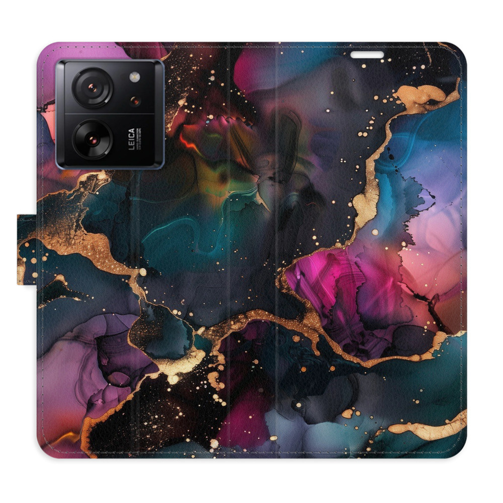 Flipové puzdro iSaprio - Dark Marble - Xiaomi 13T / 13T Pro