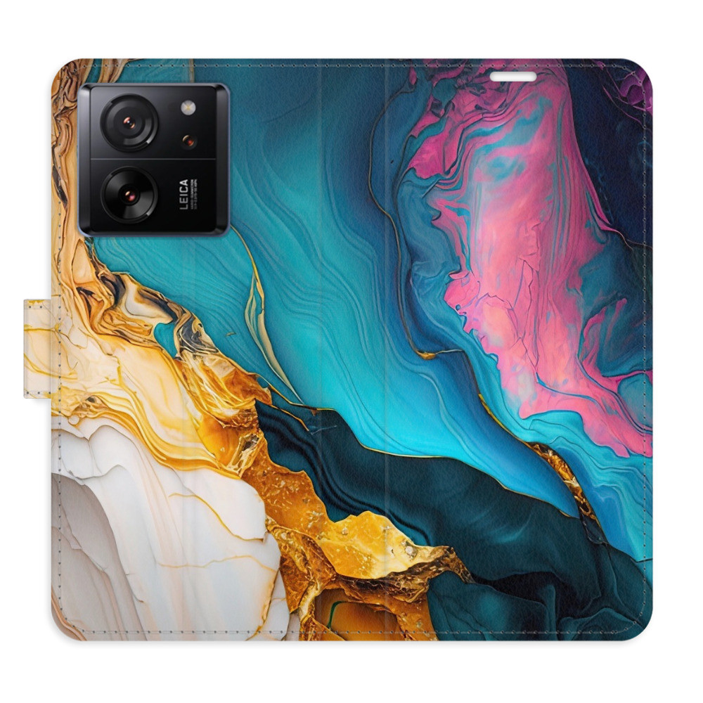Flipové puzdro iSaprio - Colourful Marble - Xiaomi 13T / 13T Pro