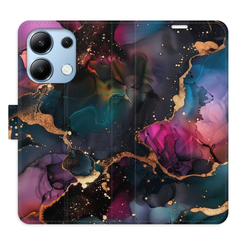 Flipové puzdro iSaprio - Dark Marble - Xiaomi Redmi Note 13