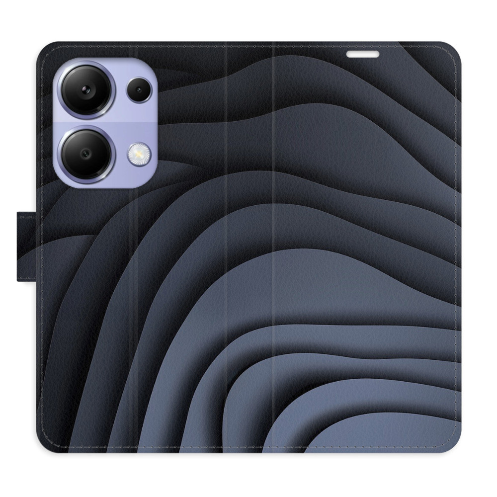 Flipové puzdro iSaprio - Dark Waves - Xiaomi Redmi Note 13 Pro
