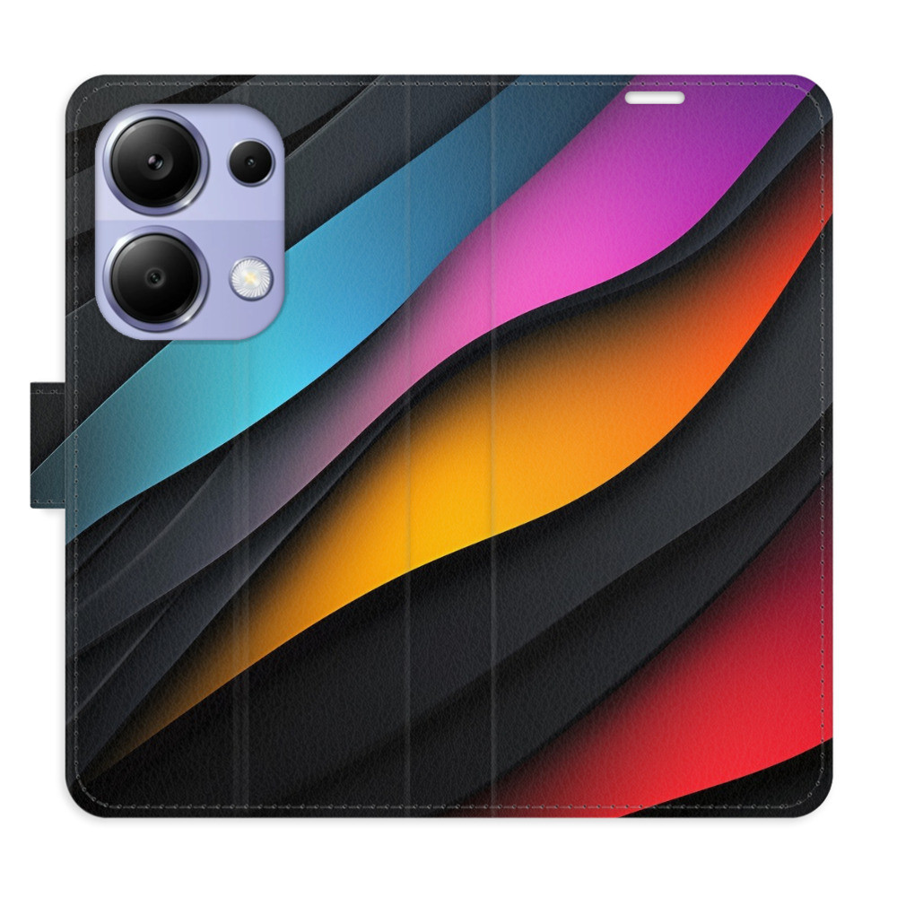 Flipové puzdro iSaprio - Color Waves - Xiaomi Redmi Note 13 Pro