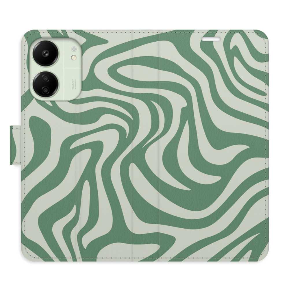Flipové puzdro iSaprio - Zebra Green 02 - Xiaomi Redmi 13C