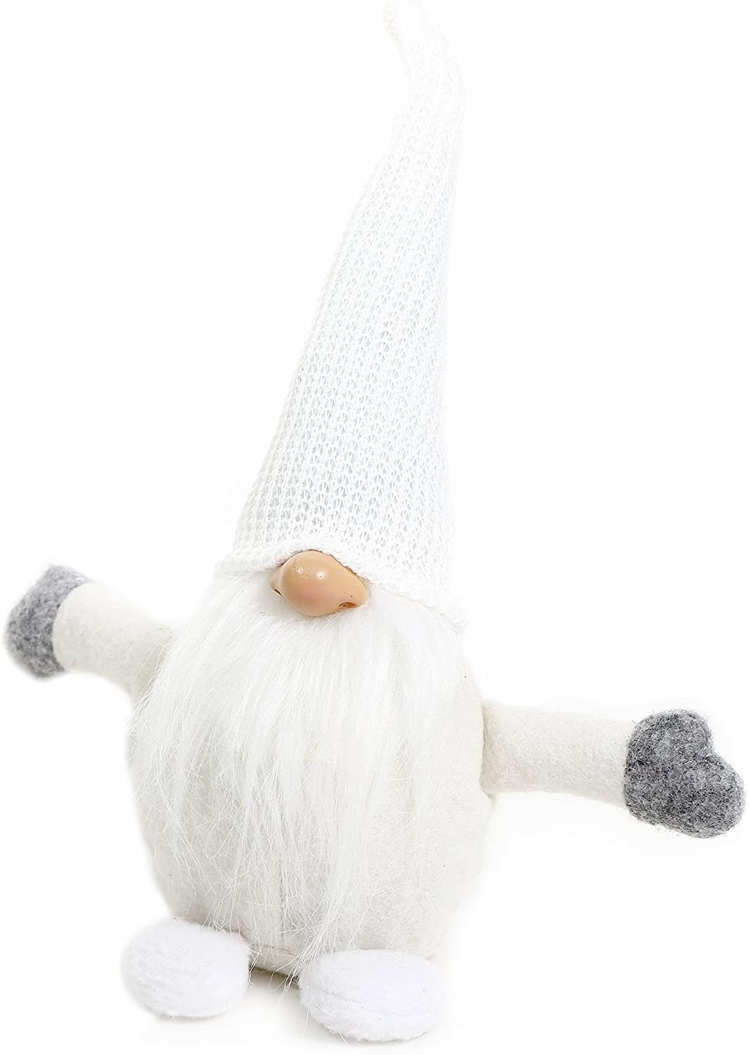 Vánoční skřítek ELF 045 - 35 cm bílý 