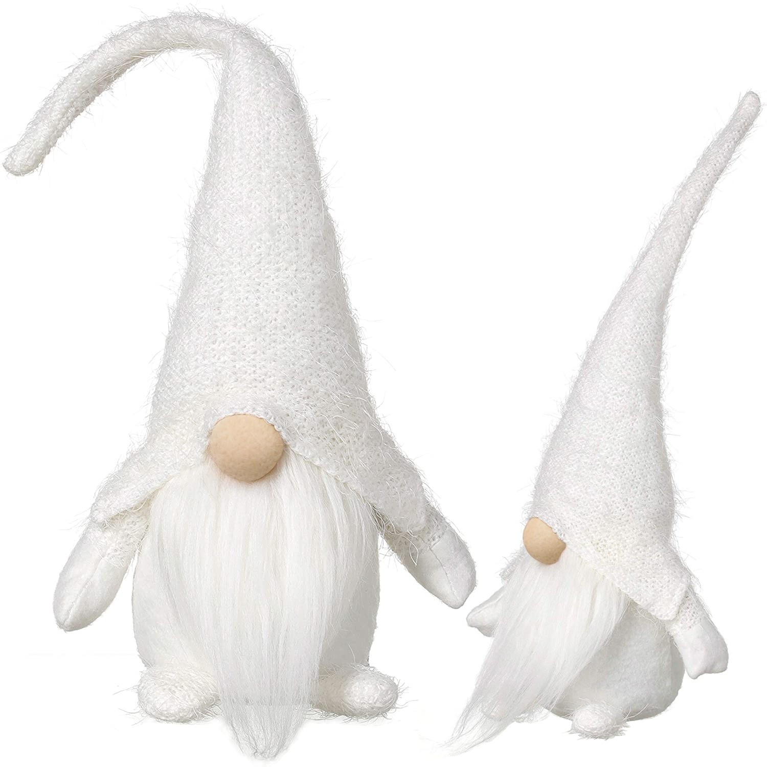Vánoční skřítek ELF 068 - 50 cm bílý