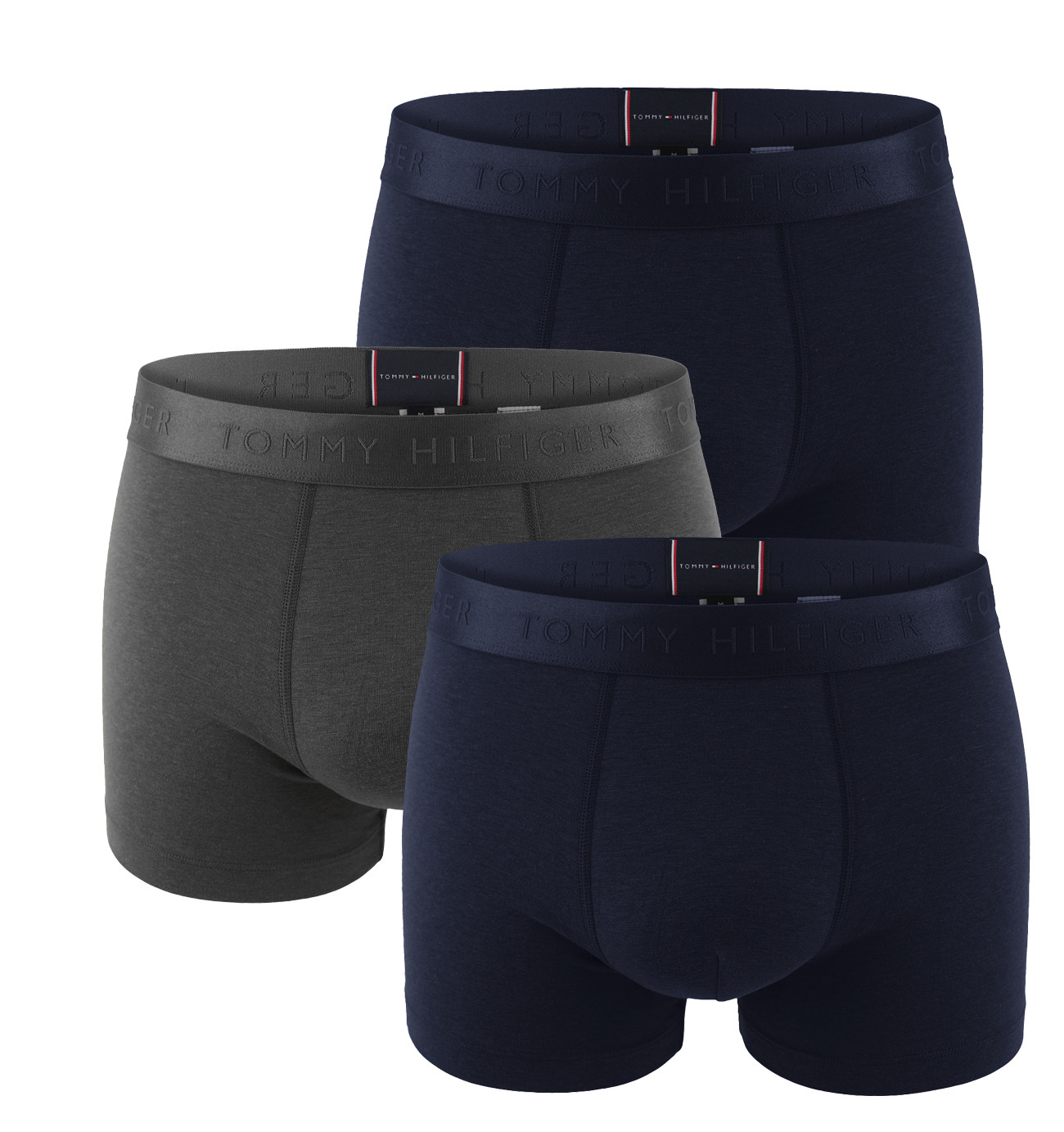 TOMMY HILFIGER - boxerky 3PACK everyday luxe desert sky & dark ash - limitovaná edícia