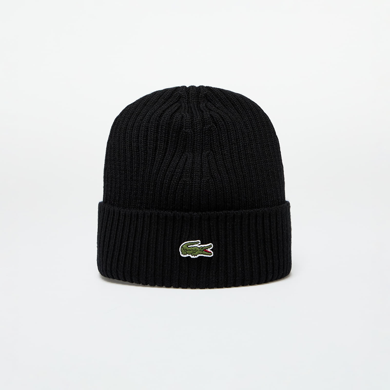 LACOSTE Knitted Hat Black Universal
