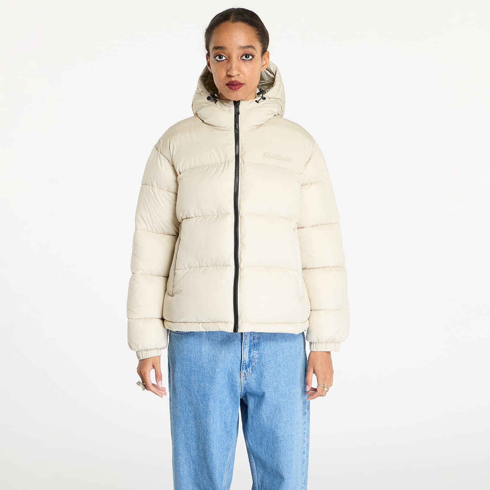 Bunda Napapijri Hornelen Jacket Beige/ Silver XS