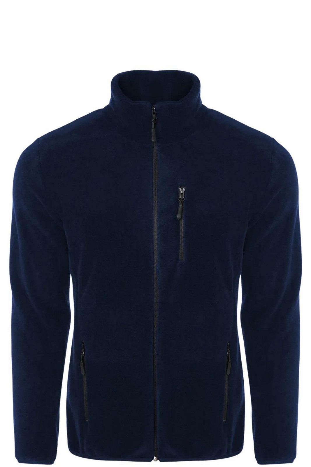 24601 Dewberry 5 Pocket Outdoor Full Zipper Fleece Jacket-NAVY BLUE