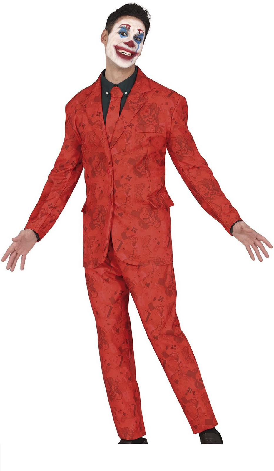 Guirca Pánsky kostým - Joker červený Veľkosť - dospelý: S