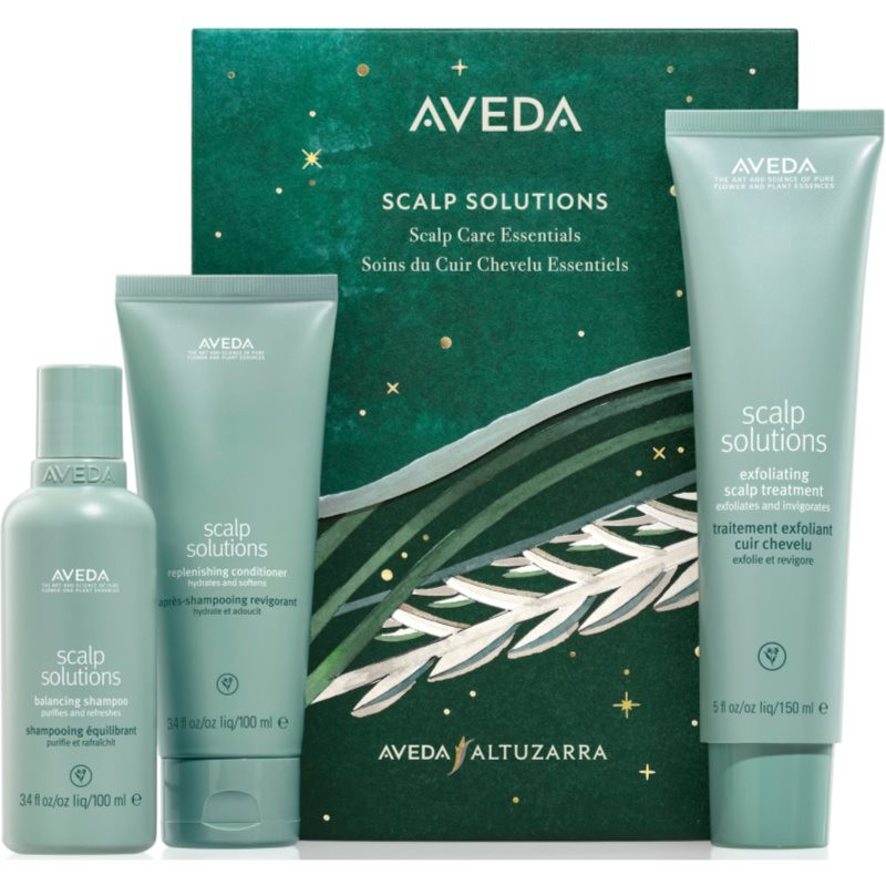 Aveda Holiday Scalp Solutions Exfoliating Essentials darčeková sada (pre vlasy postrádajúce hustotu)