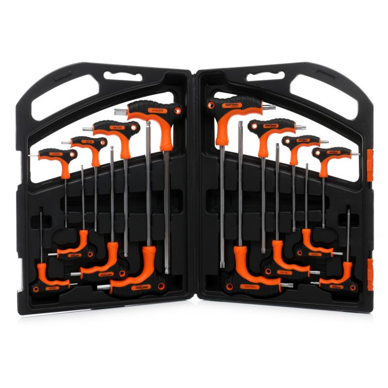 Kraft&Dele Sada kľúčov TORX IMBUS 16ks KD10907