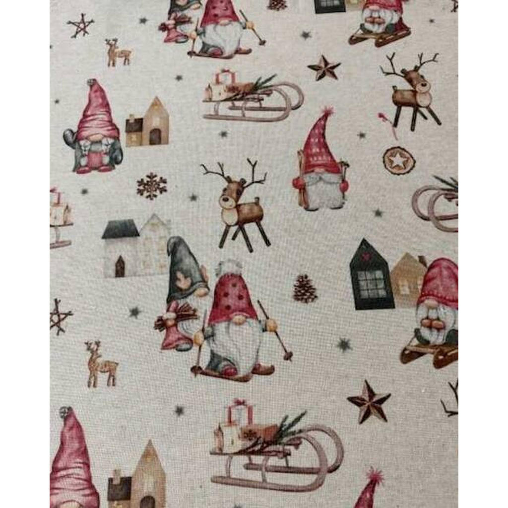 X-Mas ÚZKY OBRUS, 50/150 cm, svetlohnedá, perleťová