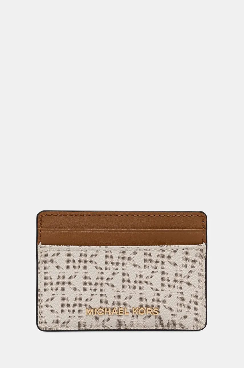 Puzdro na karty MICHAEL Michael Kors hnedá farba, 32F1GJ6D0B