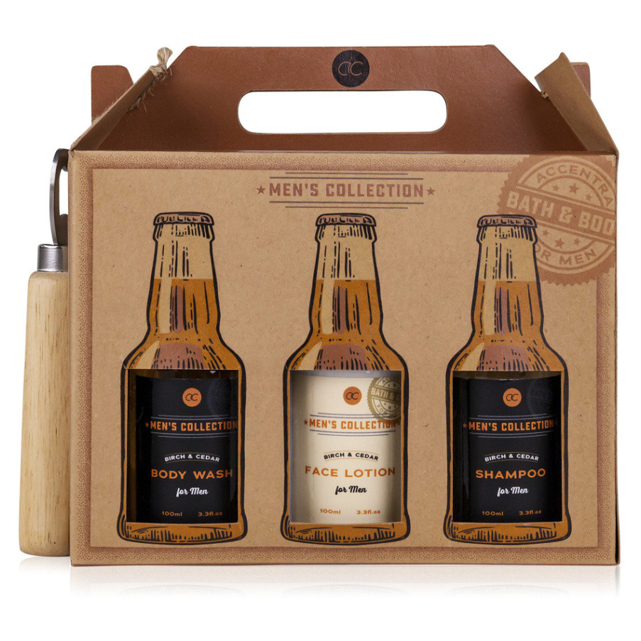 ACCENTRA Men's Collection Kúpeľový set 7 kusov Darčekové balenie